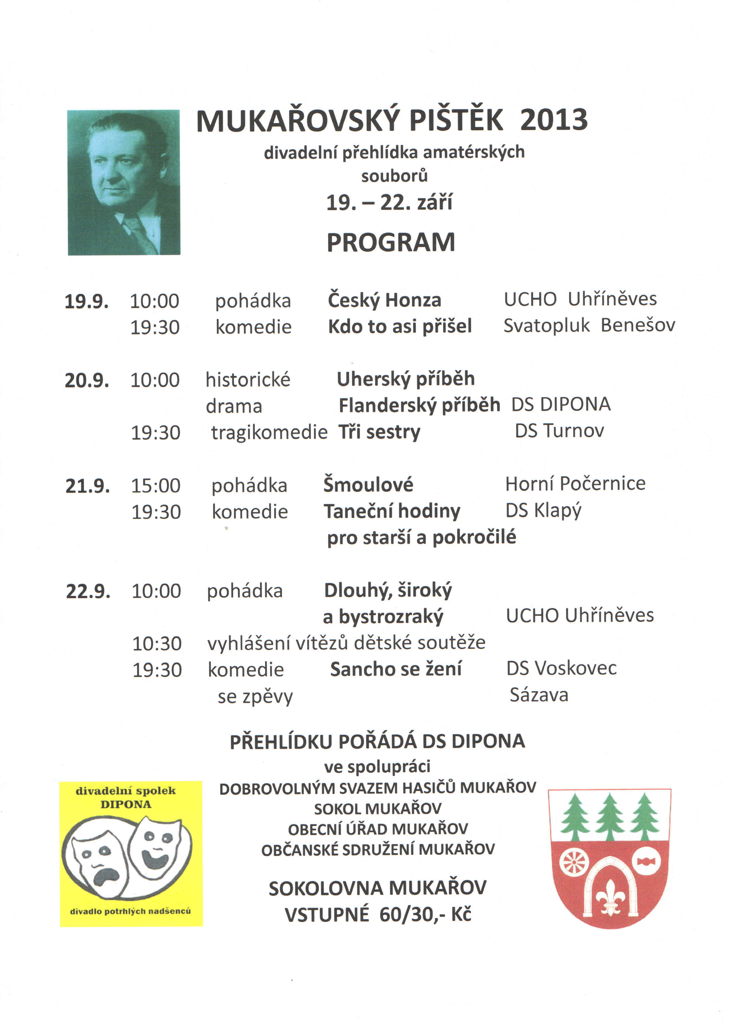 mukarov 2013 aktualní program